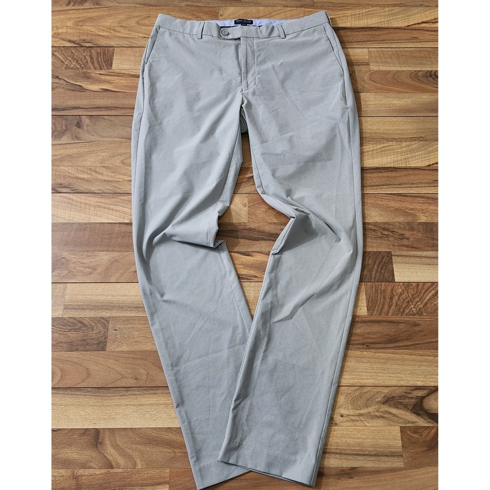 Peter Millar Crown Crafted Surge Performance Trouser Pants Gale Grey 36×34 Euc - Picture 2 of 16